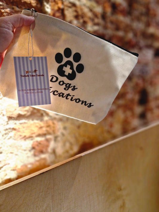 Toiletzak Dogs Medications- Praktische Toilettas voor Hondenliefhebbers