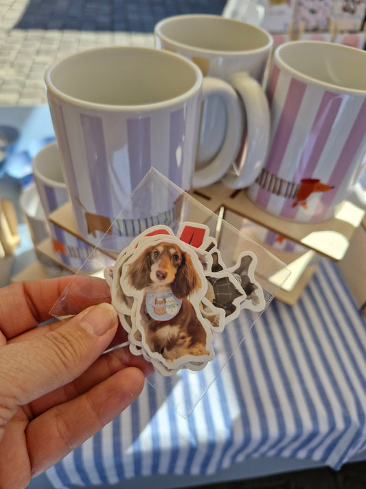 Sticketset  -  voor teckel lovers