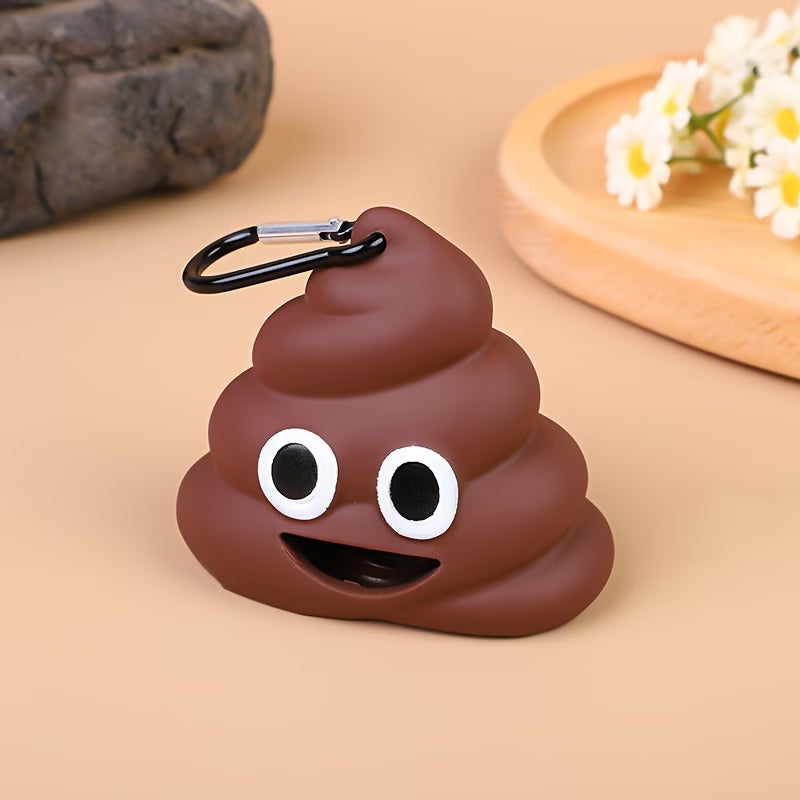 Poepzakhouder 💩 Emoji – Grappige Dispenser voor Hondenuitlaat