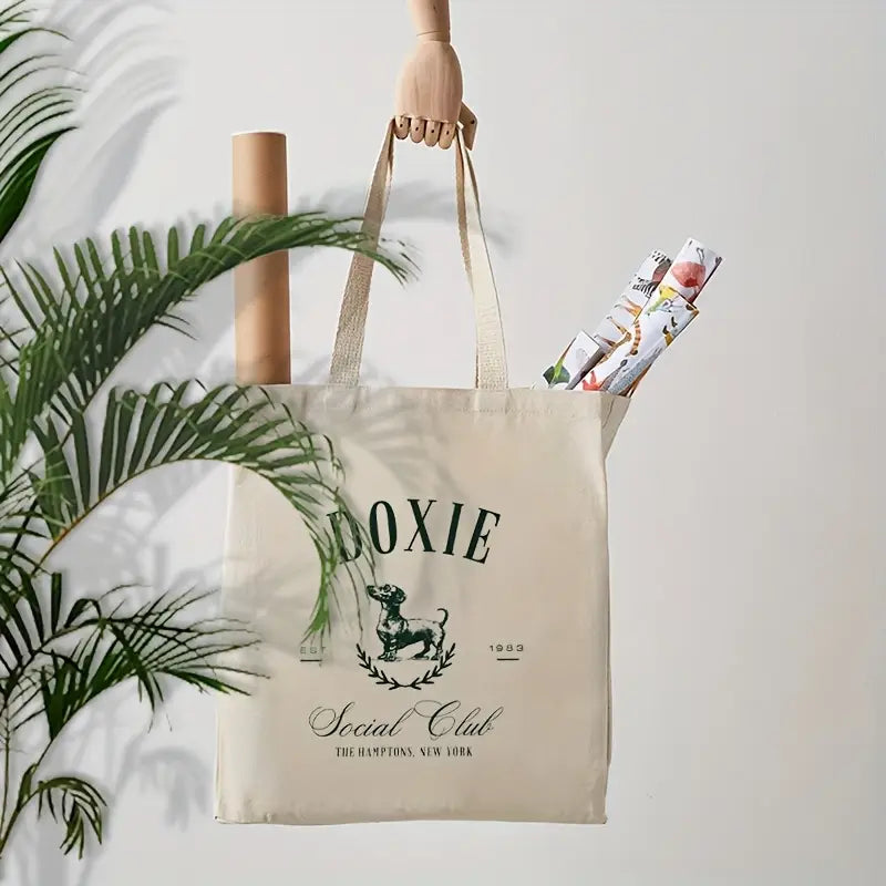 Totebag canvas Doxie Social Club