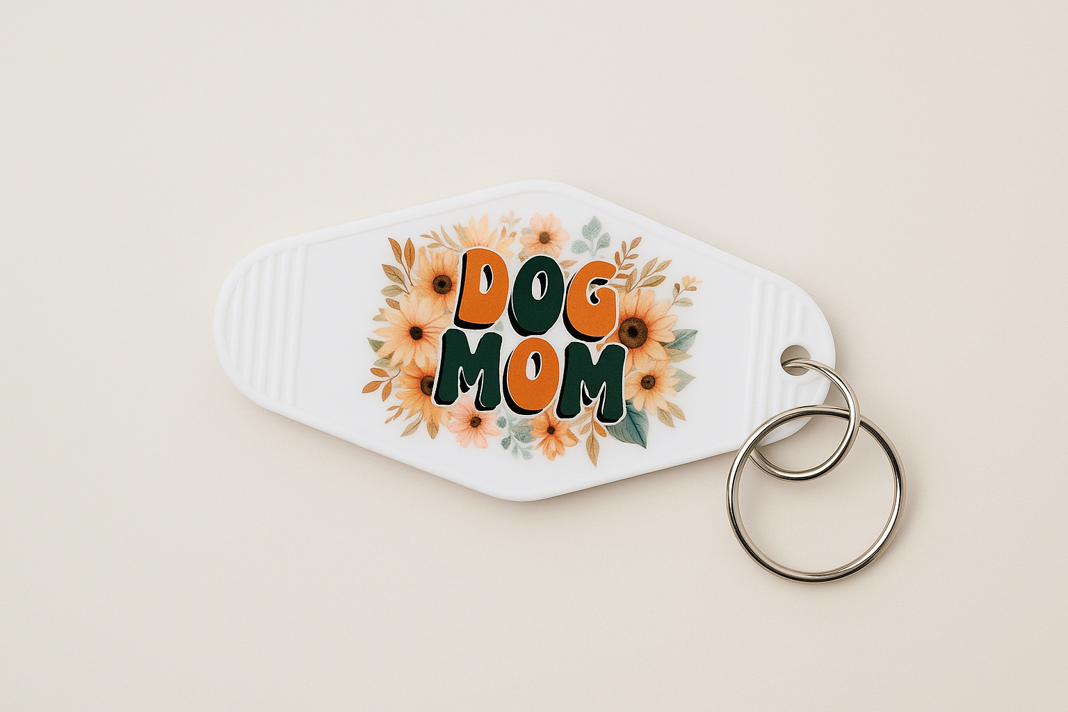 Boho Dog Mom Sleutelhanger - Nieuwe Versie 2048x2048px