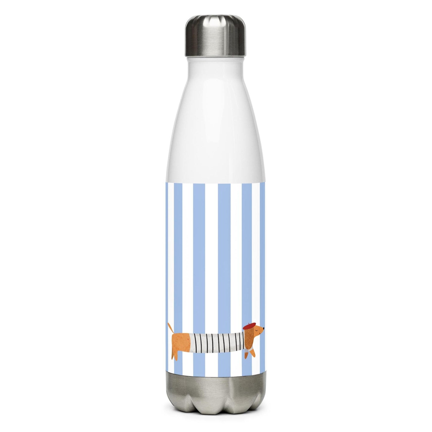 La Saucisse Parisienne Waterfles - Stijlvol Teckel Design, 500 ml RVS