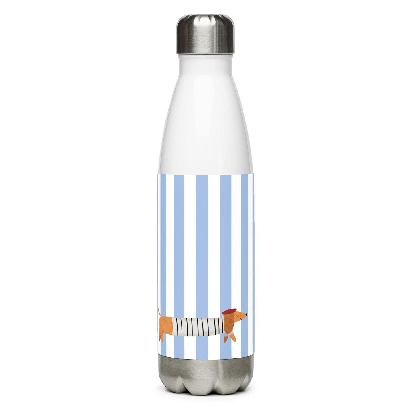 La Saucisse Parisienne Waterfles - Stijlvol Teckel Design, 500 ml RVS