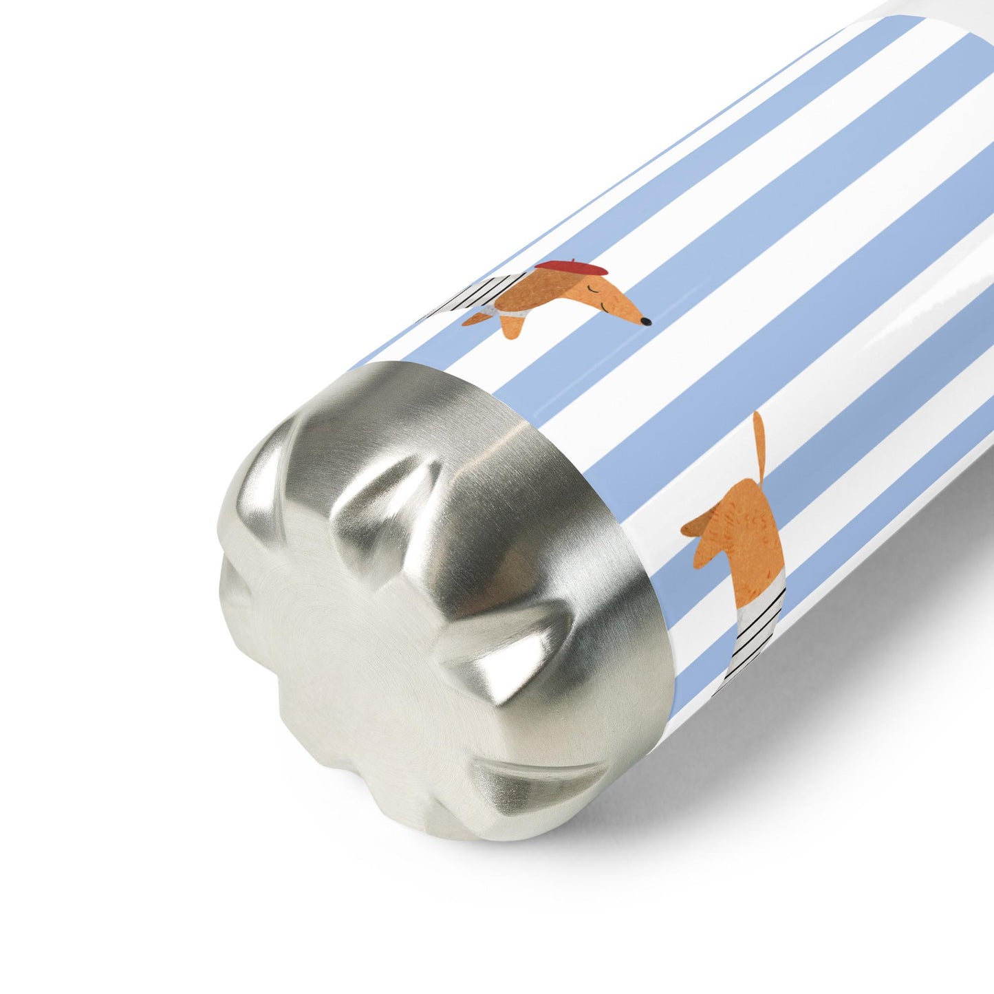 La Saucisse Parisienne Waterfles - Stijlvol Teckel Design, 500 ml RVS