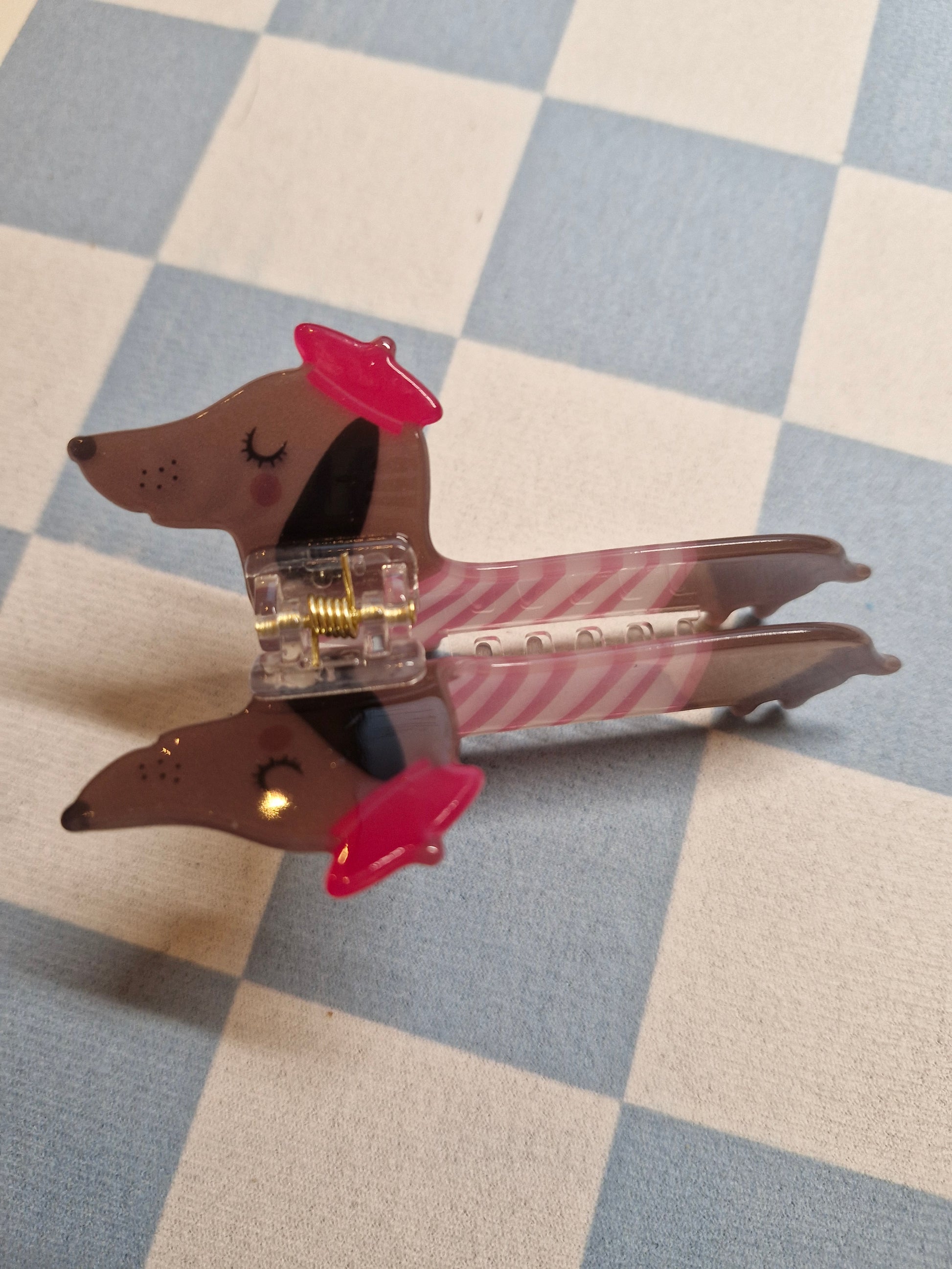 haarclip roze la saucisse parisienne