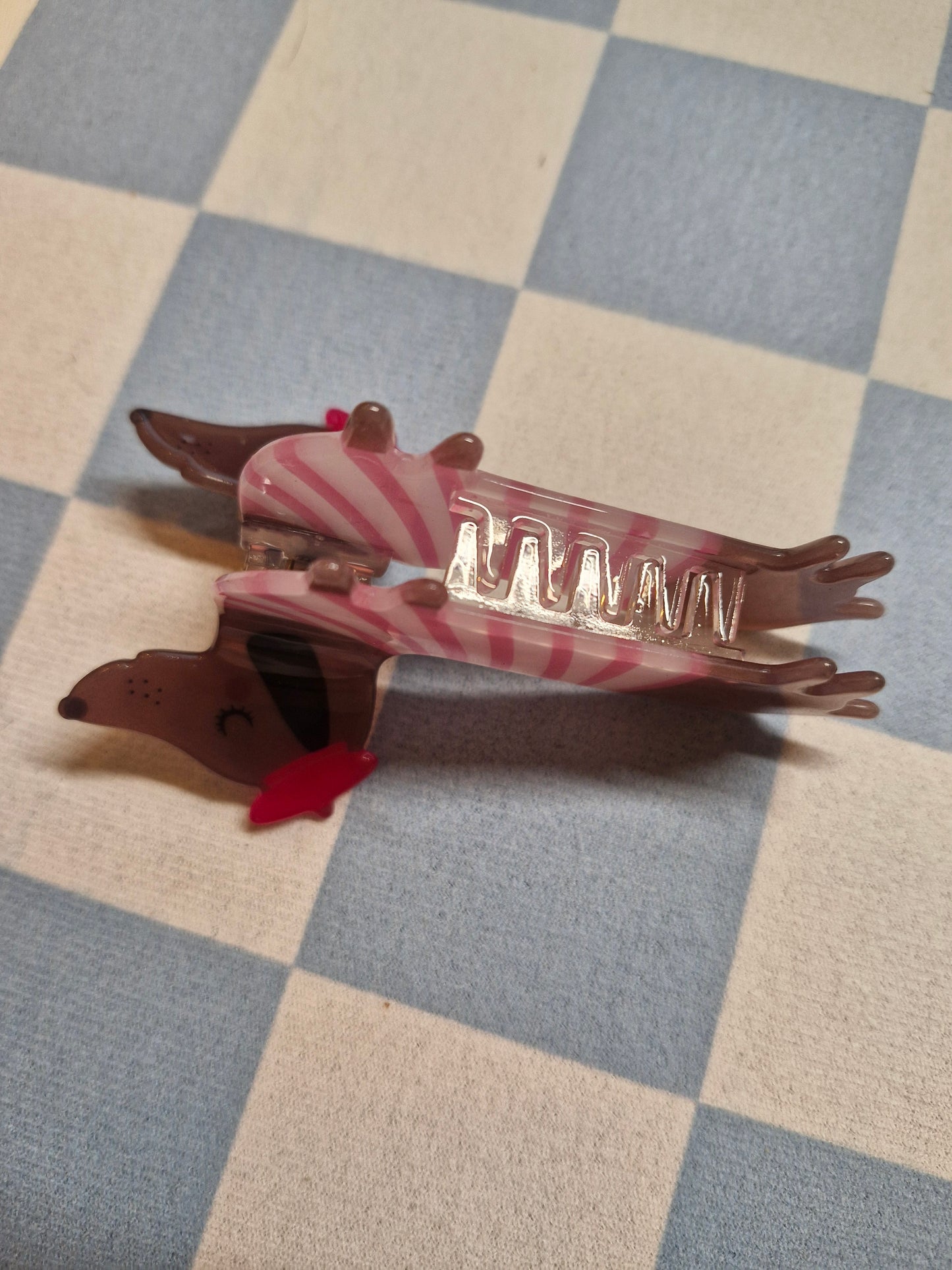 haarclip roze la saucisse parisienne
