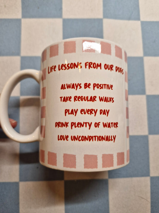 Life Lessons From Our Dogs Mok 11oz - Inspirerende Hondenmok