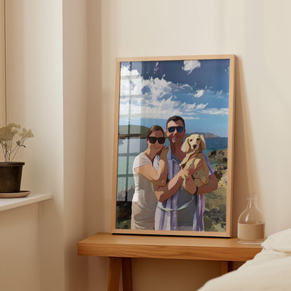 Gepersonaliseerde Print met Hondenportret A4