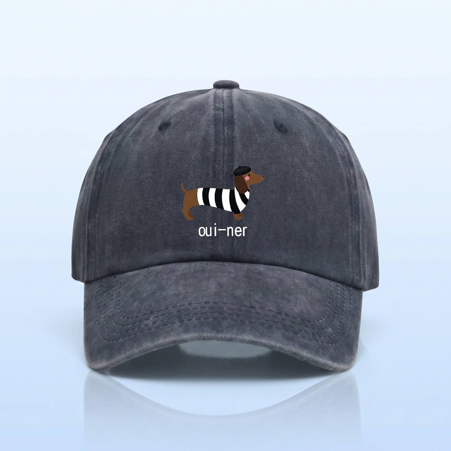 OUI-NER PET GEPRINT Blauw