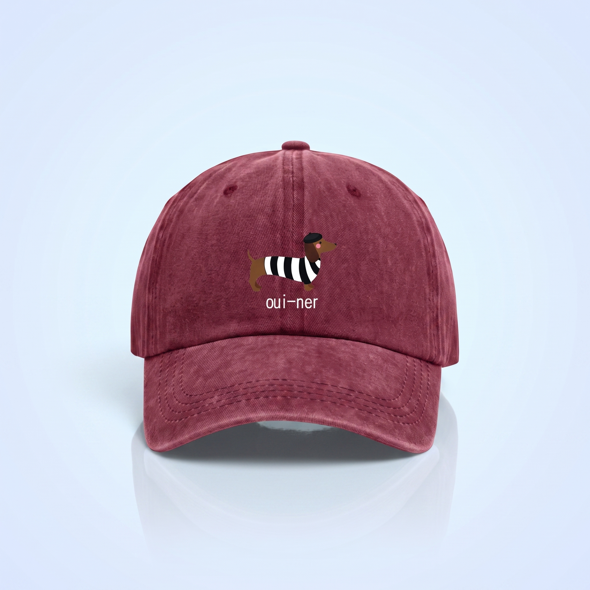 OUI-NER PET GEPRINT BORDEAUX