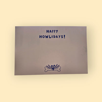 achterkant kerst met tekst happy howlidays
