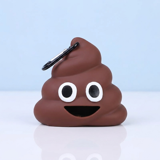 Poepzakhouder 💩 Emoji – Grappige Dispenser voor Hondenuitlaat