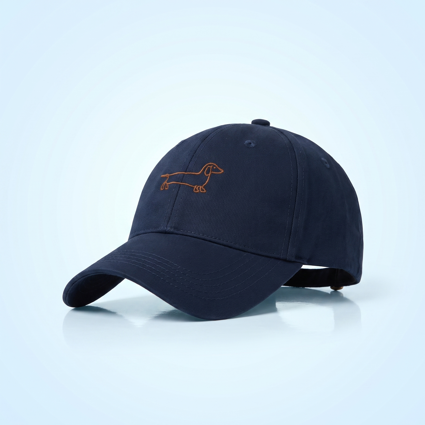 Teckel Pet Geborduurd - Baseball Cap met Dachshund