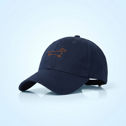 Teckel Pet Geborduurd - Baseball Cap met Dachshund
