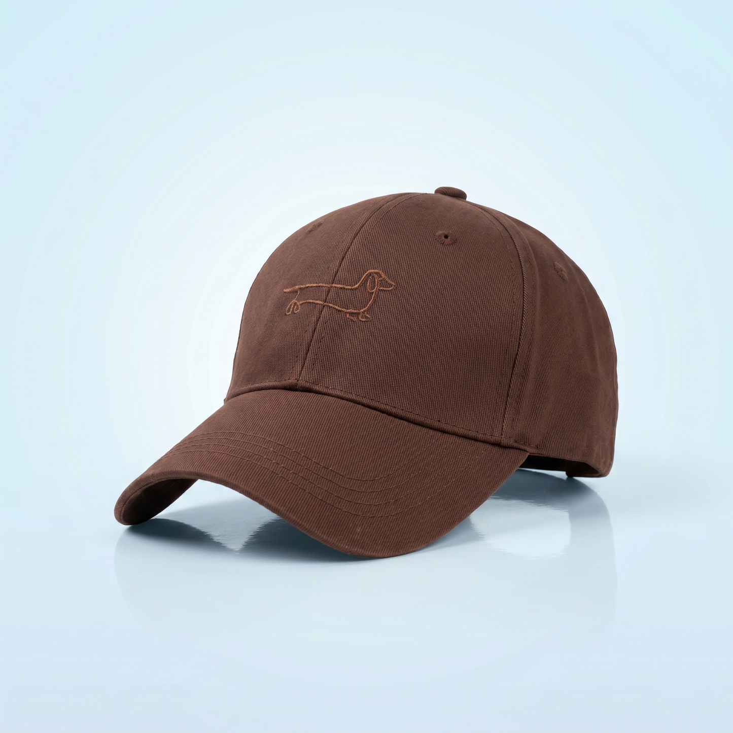 Teckel Pet Geborduurd - Baseball Cap met Dachshund