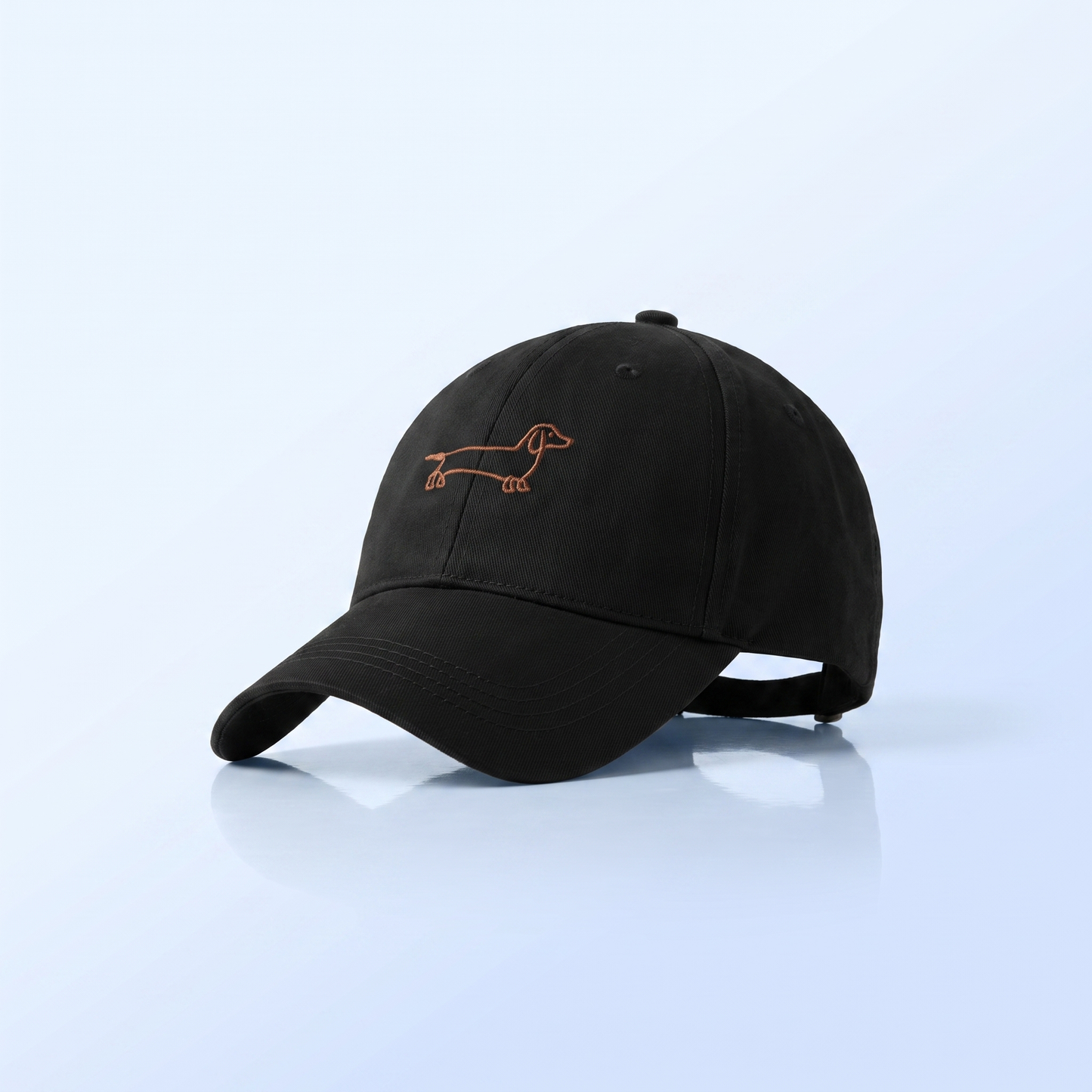Teckel Pet Geborduurd - Baseball Cap met Dachshund