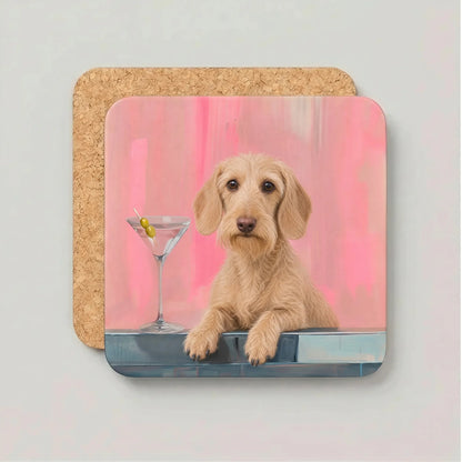 Coaster Weenie Martini - Kies jouw Teckelras