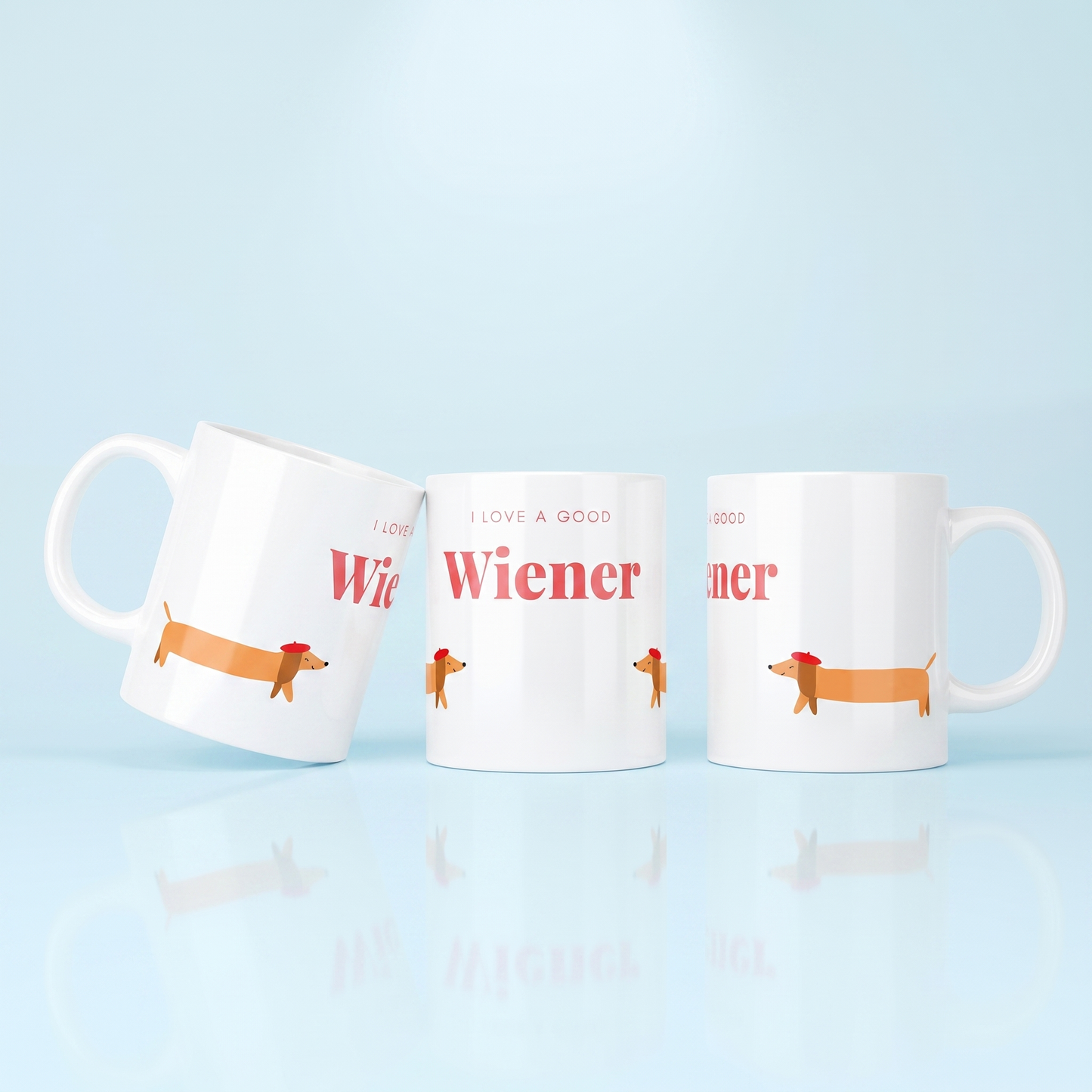 Valentijnsmok 'I Love a Good Wiener' - Grappig Teckel Cadeau
