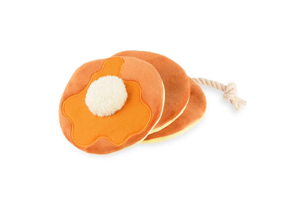 Pannenkoeken Hondenspeeltje met Touw, 3 Pluche Pannenkoeken – P.L.A.Y. x IHOP