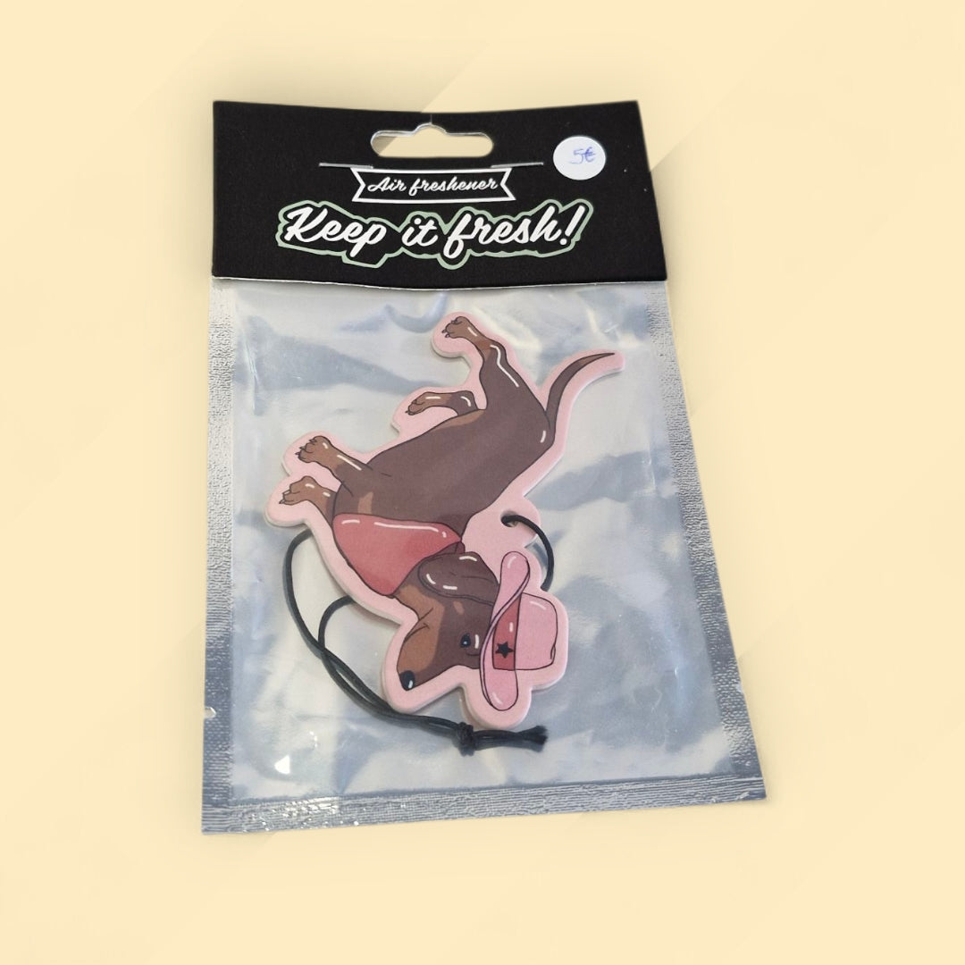car freshener cowboy teckel