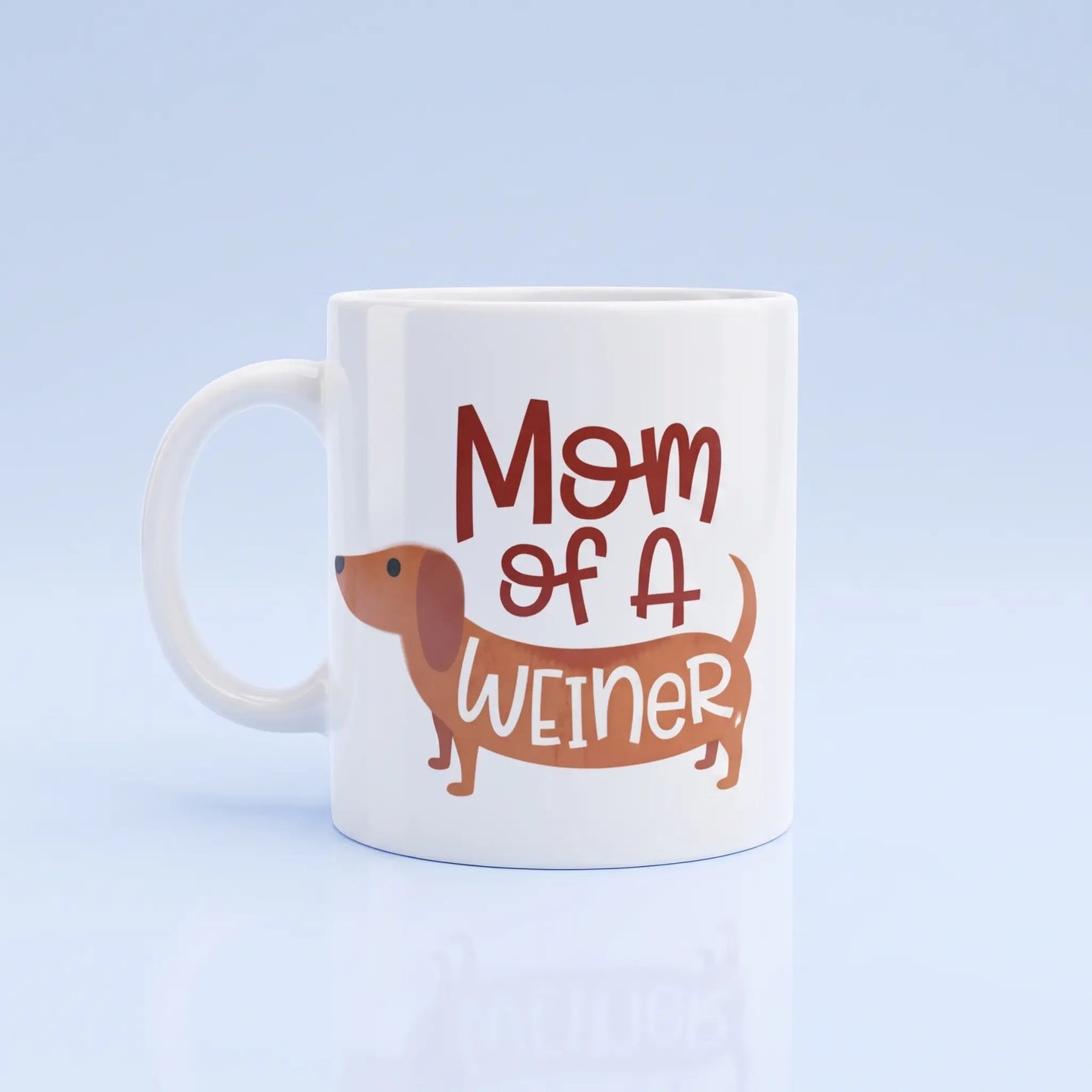 Mom of a Weiner mok 11oz - keramische teckel mok, grappig cadeau voor dog moms
