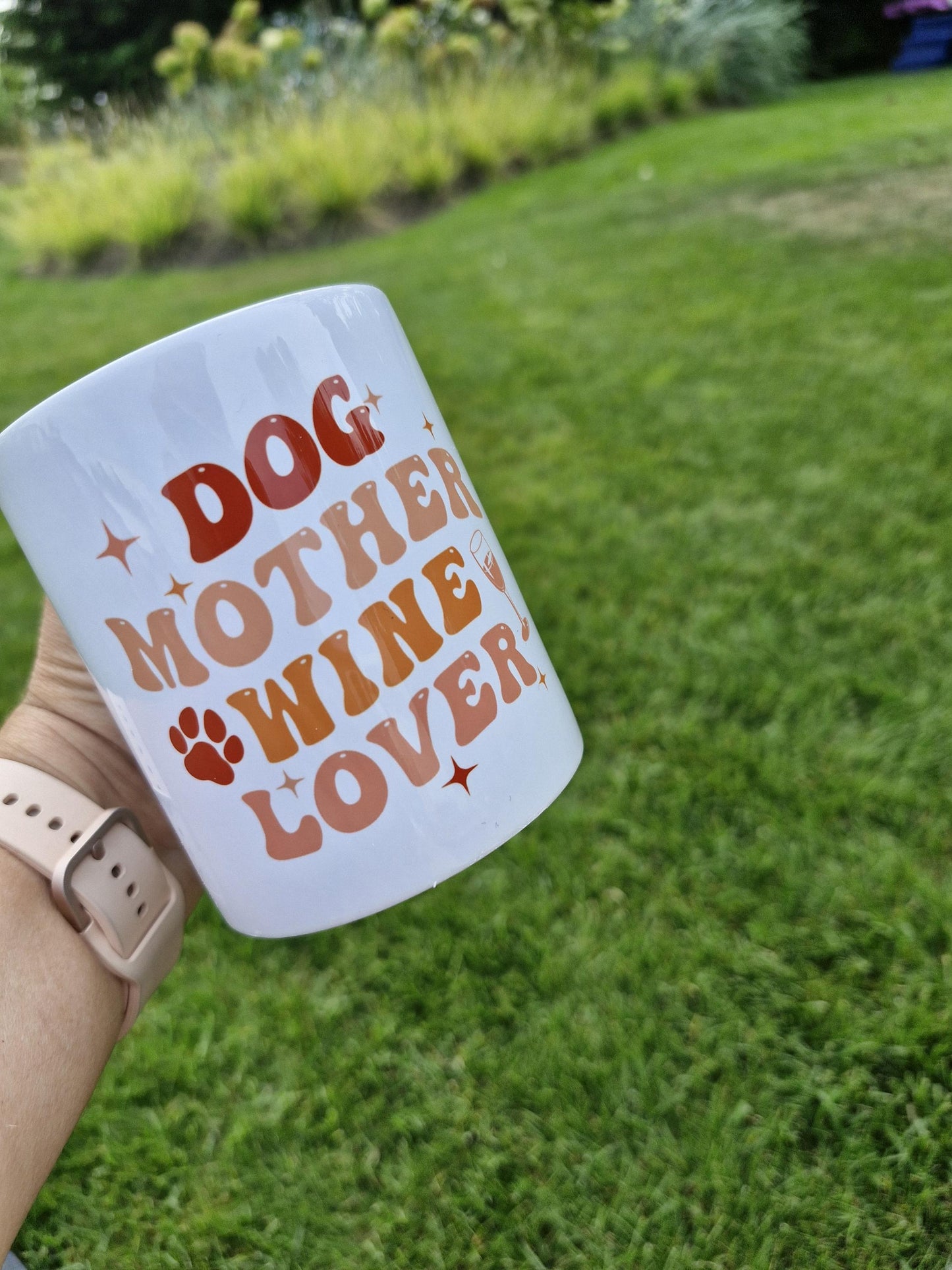 Dog Mother Wine Lover Mok - Grappig Cadeau voor Hondenliefhebbers