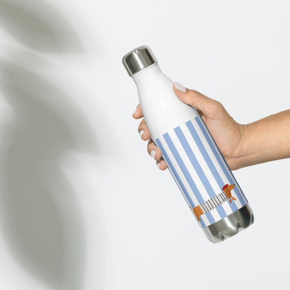 La Saucisse Parisienne Waterfles - Stijlvol Teckel Design, 500 ml RVS