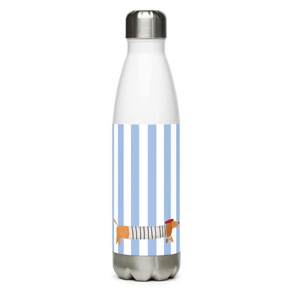 La Saucisse Parisienne Waterfles - Stijlvol Teckel Design, 500 ml RVS