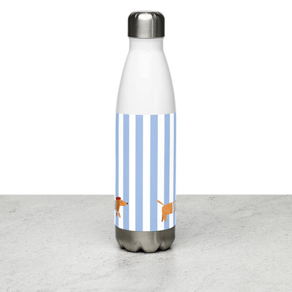 La Saucisse Parisienne Waterfles - Stijlvol Teckel Design, 500 ml RVS
