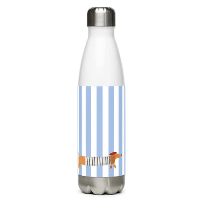 La Saucisse Parisienne Waterfles - Stijlvol Teckel Design, 500 ml RVS