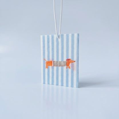 Car Freshener La Saucisse Parisienne - Dachshund / Teckel Luchtverfrisser Auto